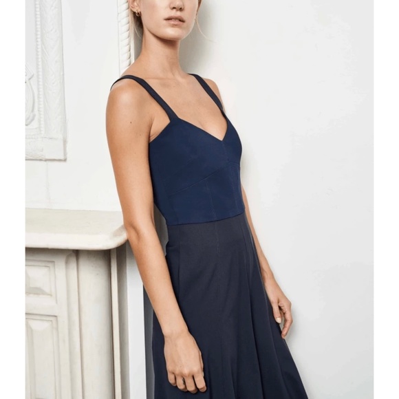 La Ligne Zelda Stretch Jersey Cropped Pant Jumpsuit - Picture 2 of 11